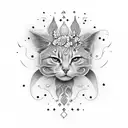 the Name linnnéa with linaea borealis Florida tattoo design idea