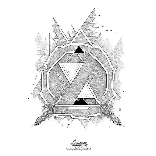 lebanon's cedar tattoo design idea