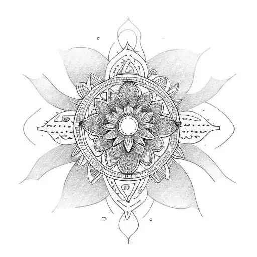 boho flowers chickens ducks hippy sunshine survivor strong tattoo design idea