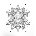 boho flowers chickens ducks hippy sunshine survivor strong tattoo design idea