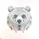 bear claw  tattoo design idea