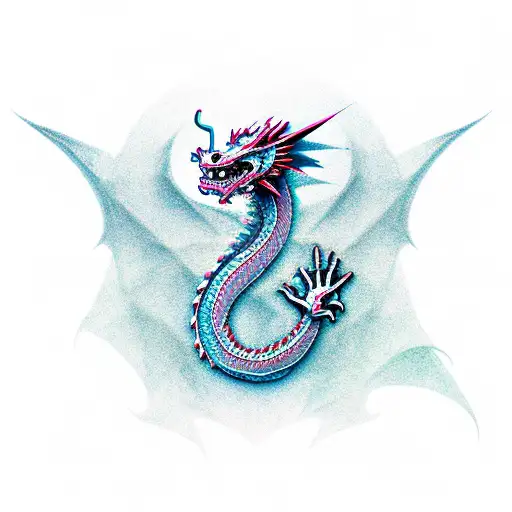 Dragon avatar tattoo design idea