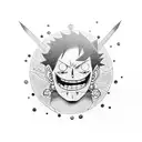 Luffy zoro tattoo design idea