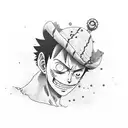 Luffy zoro tattoo design idea