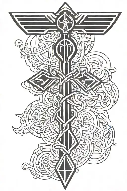 simple ankh symbol but the lines has to be equal tattoo design idea