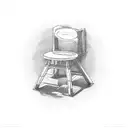 vietnamese plastic chair tattoo design idea