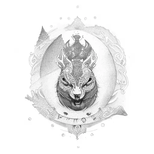 karma tattoo design idea