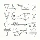 Plain Text. V-VIII-XXIV tattoo design idea