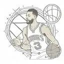 Stephen curry night night tattoo design idea