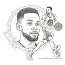 Stephen curry night night tattoo design idea