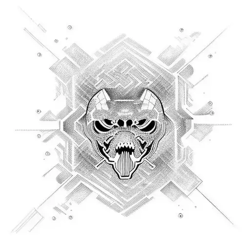 Working class, bending machine, metal laser machine tattoo design idea