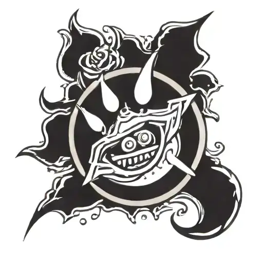 blink 182 logo tattoo design idea