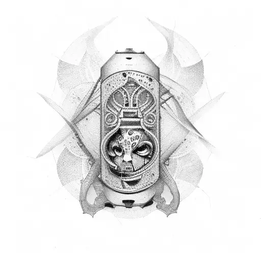 trapped inside ones self tattoo design idea