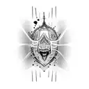 trapped inside ones self tattoo design idea