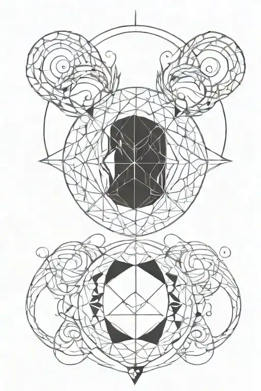 gemini pisces aquarius capricorn tattoo design idea