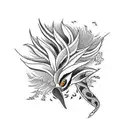 Bird of Paradise tattoo design idea