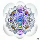 Mandala tattoo design idea