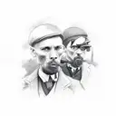 Peaky blinders  tattoo design idea