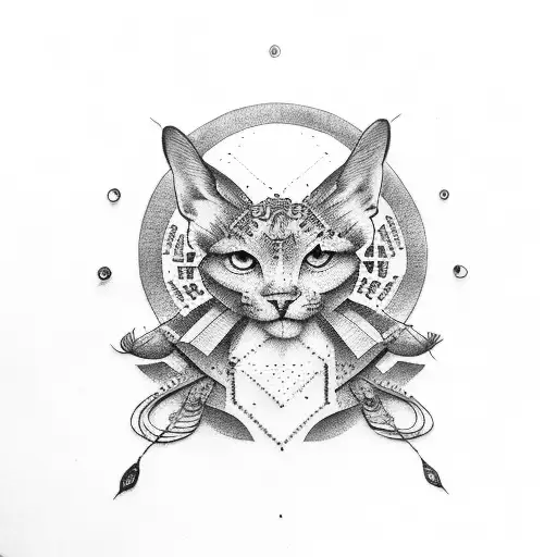 Italian art tattoo design idea
