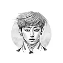 jungkook  tattoo design idea