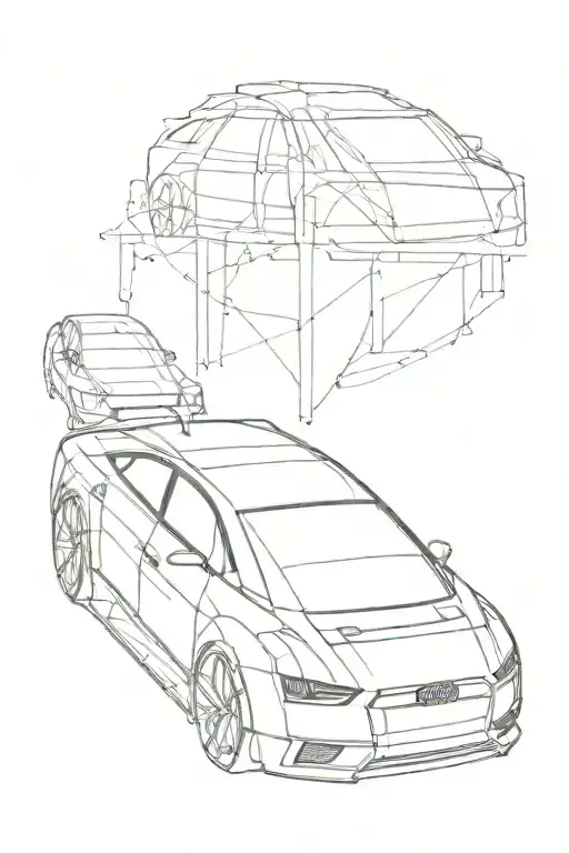 Audi, vide, tace tattoo design idea