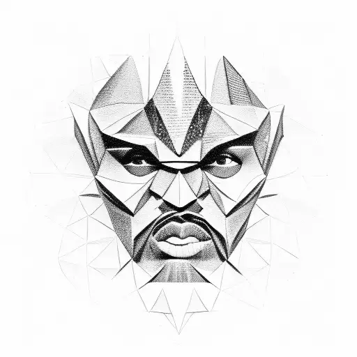 Kanye west yeezus logo tattoo design idea