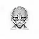  Yeezus albumcover  tattoo design idea