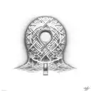  Yeezus albumcover  tattoo design idea