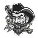 waylon in cursive tattoo design idea