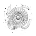 venus flytrap tattoo design idea