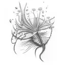venus flytrap tattoo design idea