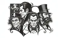 dr Jekyll mr hyde top back tattoo tattoo design idea