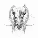 centaur tattoo design idea