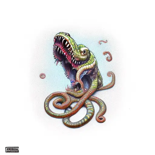 Realism "Zombie Snake" Tattoo Idea BlackInk AI