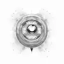 ojo de sol tattoo design idea