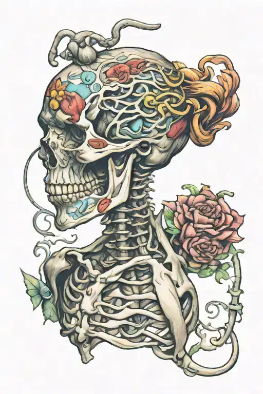 anatomy healthcare professional tattoo design idea