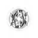 yin yang koi fish tattoo design idea