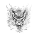 Rengoku tattoo design idea