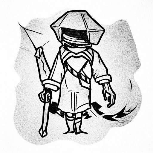 little scout from the outer wilds tattoo design idea