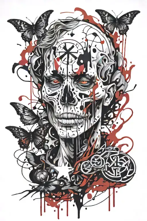 ghostemane's tattoo design idea