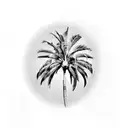 Palm Tree tattoo design idea