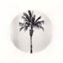Palm Tree tattoo design idea