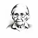 grandma and grandpa  tattoo design idea