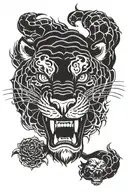 tai lung kung fu tattoo design idea