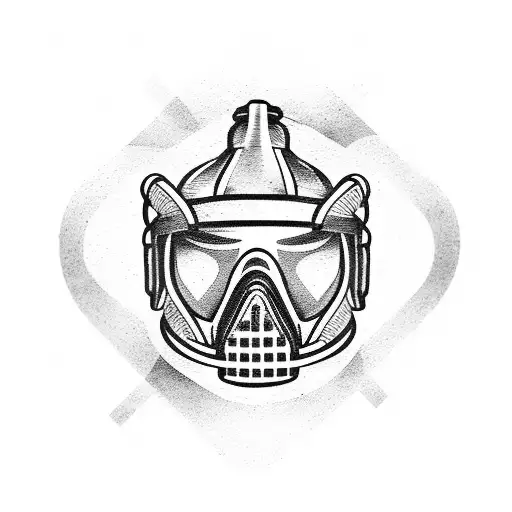 firefighter tattoo design idea