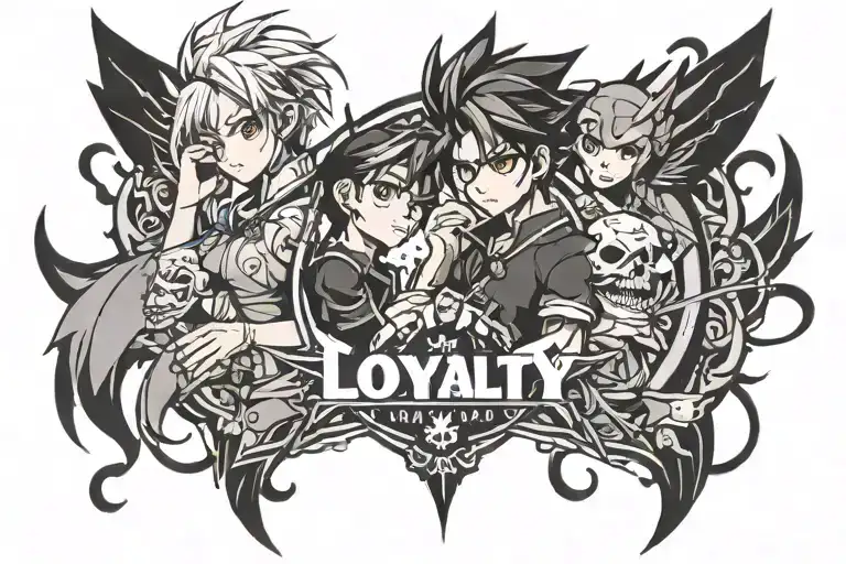 Loyalty tattoo design idea