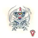 puppet master with strings cut tattoo design idea