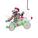 puppet master with strings to puppet cut tattoo design idea