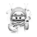 puppet master with strings to puppet cut tattoo design idea