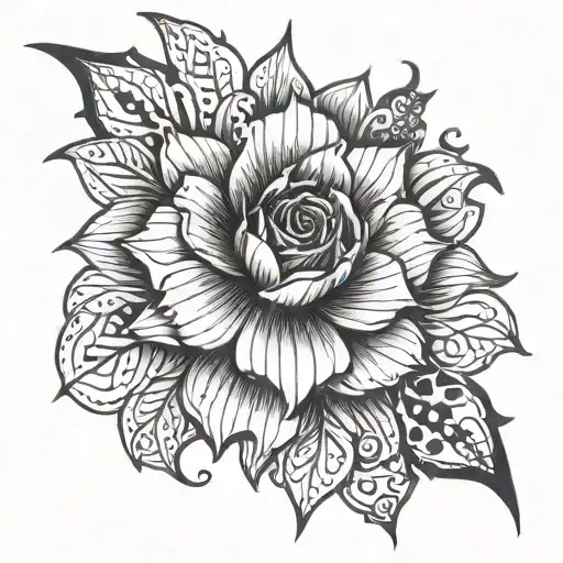 cover up on shoulder having already one tattoo design idea